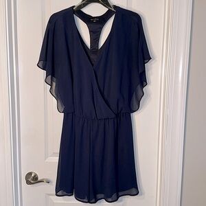 SEQUIN HEARTS DRESS/Jumper! Size Large. Polyester material.